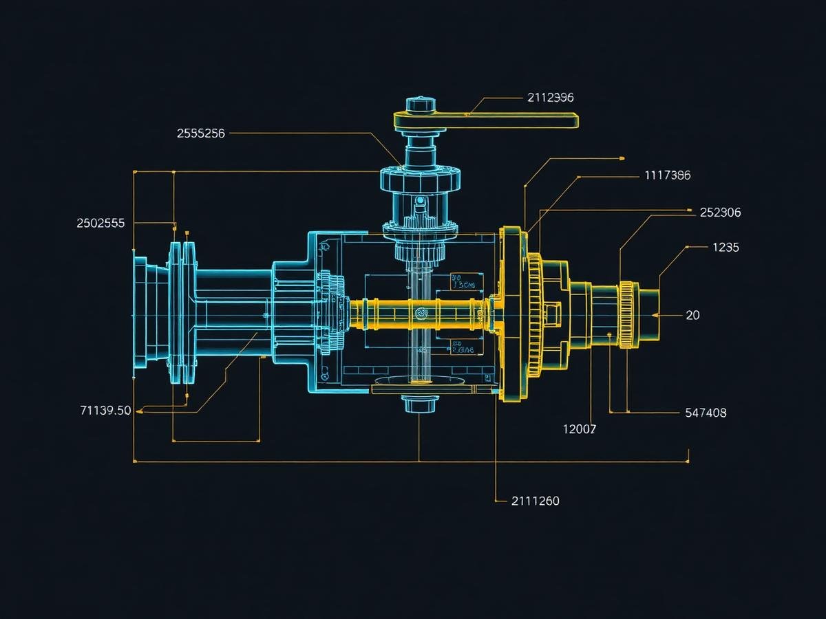 Annotated valve cutaway diagram